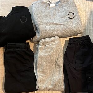 Zara Kids Black and Gray Joggers bundle